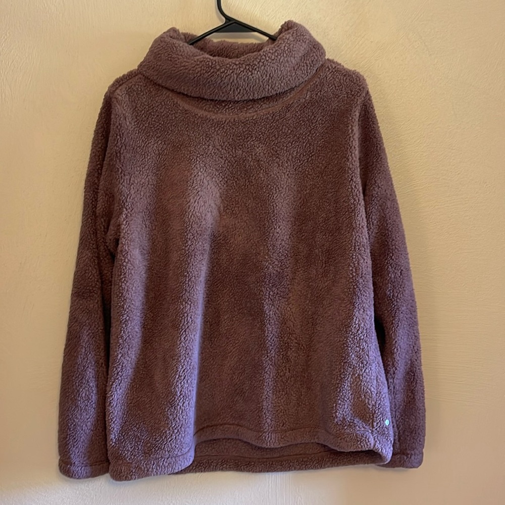 Zella cowl neck pull over sweater size Medium